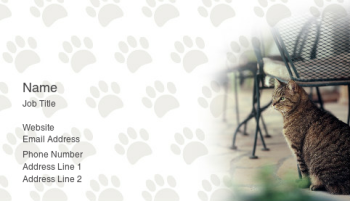 Animals & Pets Business Card 852