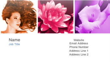 Beauty & Massage Business Card 1035