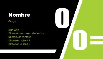 Finanzas y seguros Tarjeta Profesional 1036