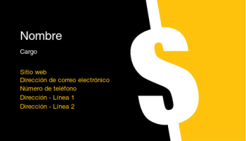 Finanzas y seguros Tarjeta Profesional 386