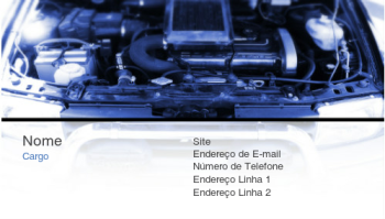 Automotivo & Transportes Cartão de Visita 859