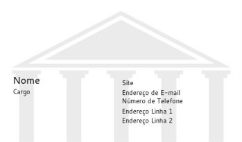 Judicial & Política Cartão de Visita 1225