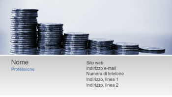 Finanza e assicurazioni Biglietto da visita 601