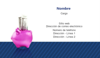 Finanzas y seguros Tarjeta Profesional 1464