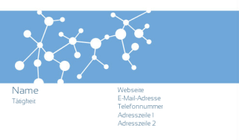 Informationstechnologie & -wissenschaft Visitenkarte 646