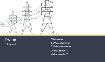 IT/Maschinenbau Visitenkarte 479