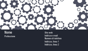 Tecnologia e informazione Biglietto da visita 371