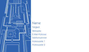 IT/Maschinenbau Visitenkarte 298