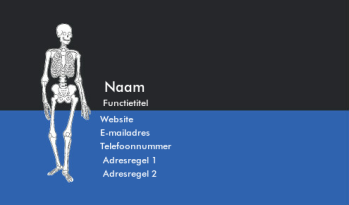 Gezondheidszorg en openbare veiligheid Visitekaartje 518