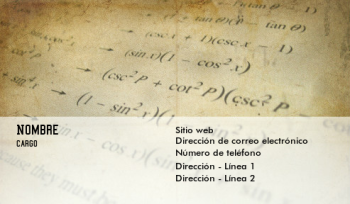 Negocios y consultoría Tarjeta Profesional 1147