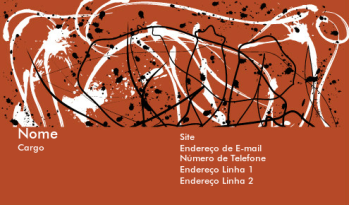 Entretenimento, Arte & Música Cartão de Visita 1143