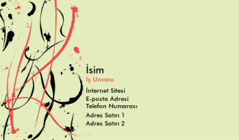 Eğlence, Sanat & Müzik Kartvizit 514