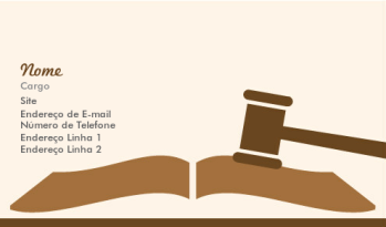 Judicial & Política Cartão de Visita 798