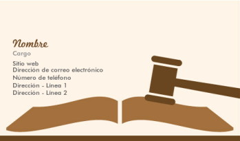 Legal y política Tarjeta Profesional 798