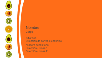 Alimentos, bebidas y restaurantes Tarjeta Profesional 384