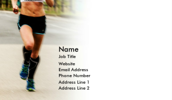 Sports & Fitness Business Card 789