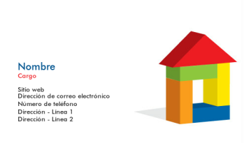 Educación y cuidado infantil Tarjeta Profesional 363