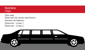 Automovilismo y transporte Tarjeta Profesional 1186