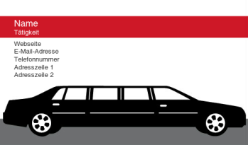 Automobilbranche & Transport Visitenkarte 1186