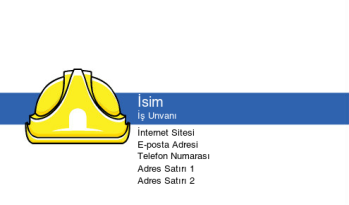 İnşaat & Müteahhitlik Kartvizit 807