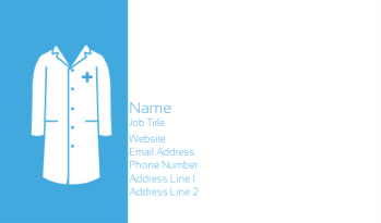 Health Care & Public Safety Business Card 806