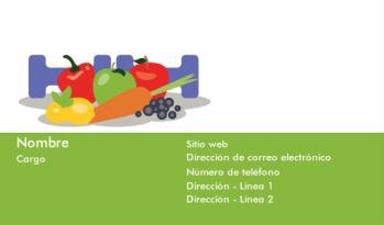 Alimentos, bebidas y restaurantes Tarjeta Profesional 371