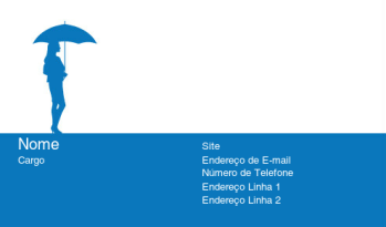 Finanças & Seguros Cartão de Visita 924