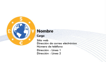 Finanzas y seguros Tarjeta Profesional 1168