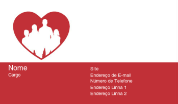 Serviços Familiares & Aconselhamento Cartão de Visita 1166