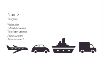 Automobilbranche & Transport Visitenkarte 475