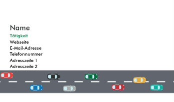 Automobilbranche & Transport Visitenkarte 398