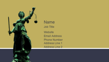 Legal & Politics Business Card 385