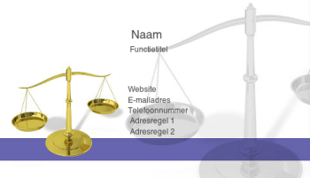 Juridisch en politiek Visitekaartje 243
