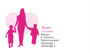 Kinderopvang en onderwijs Visitekaartje 1098