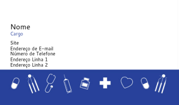 Assistência Médica & Segurança Pública Cartão de Visita 170