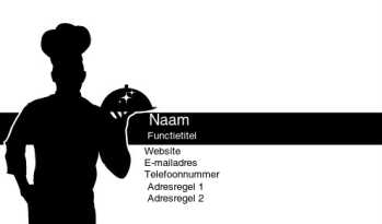 Voeding, drank en restaurant Visitekaartje 117