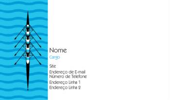 Esportes & Condicionamento Físico Cartão de Visita 1070