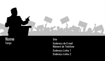 Judicial & Política Cartão de Visita 886