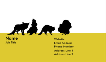 Animals & Pets Business Card 1079