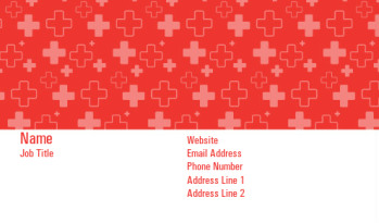 Health Care & Public Safety Business Card 681