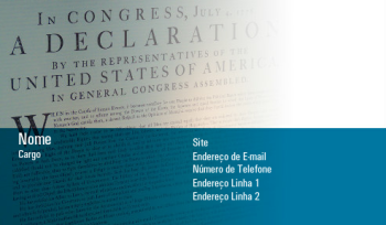 Judicial & Política Cartão de Visita 1083