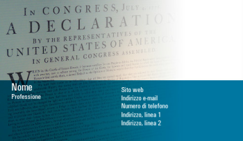 Settori politico e giuridico Biglietto da visita 1083