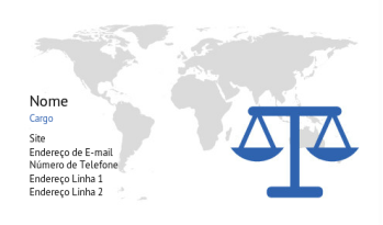 Judicial & Política Cartão de Visita 464