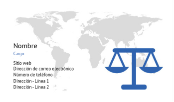 Legal y política Tarjeta Profesional 464