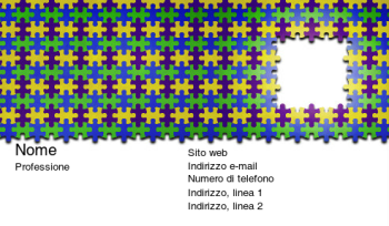 Assistenza all'infanzia ed educazione Biglietto da visita 1378