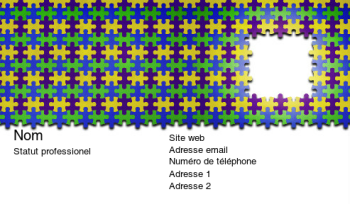 Éducation et Enfance Carte de visite 1378