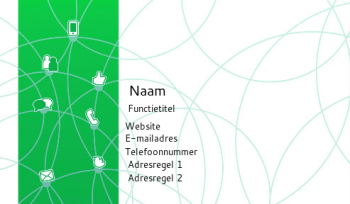 Bedrijven en consulting Visitekaartje 834