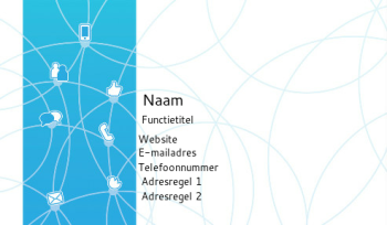 Bedrijven en consulting Visitekaartje 987