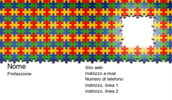 Assistenza all'infanzia ed educazione Biglietto da visita 985