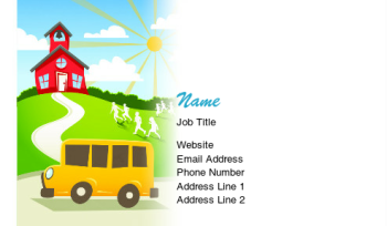 Childcare & Education Business Card 1386